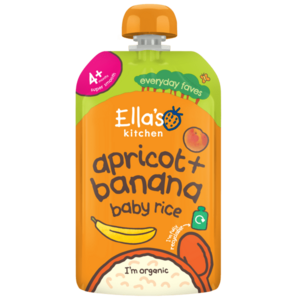 ELLA'S KITCHEN BIO Dětská rýže, banán a meruňka 120 g obraz
