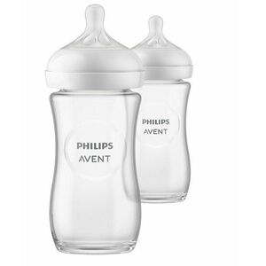 PHILIPS AVENT Láhev Natural Response skleněná 2 x 240 ml obraz