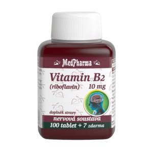 MEDPHARMA Vitamin B2 (riboflavin) 10mg 107 tablet obraz