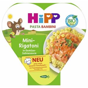 HIPP BIO Mini-Rigatoni se zeleninou ve smetanové omáčce 250 g obraz