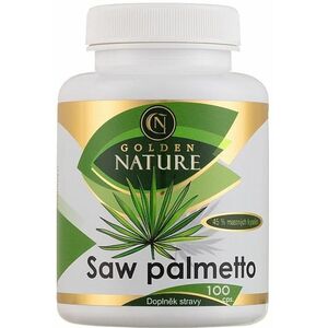 GOLDEN NATURE Saw Palmetto 45% mastných kyselin 100 kapslí obraz