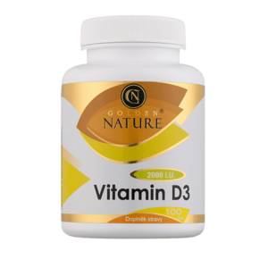 GOLDEN NATURE Vitamin D3 2000 I.U. 100 kapslí obraz