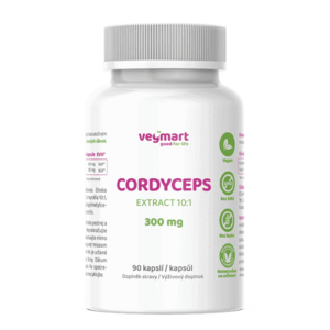 VEGMART Cordyceps 300 mg 90 kapslí obraz