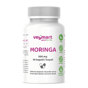 VEGMART Moringa 500 mg 90 kapslí obraz