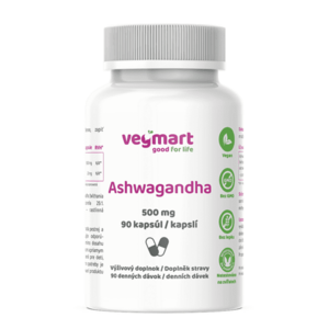 VEGMART Ashwagandha 500 mg 120 kapslí obraz