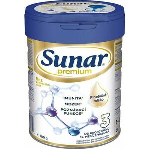 SUNAR Premium 3 batolecí mléko 700 g obraz