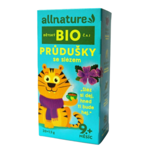 ALLNATURE BIO Dětský čaj Průdušky se slézem 20 x 1.5 g obraz
