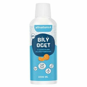 ALLNATURE Bílý ocet 10% s vůní pomeranče 1 l obraz