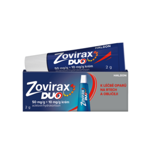 ZOVIRAX DUO 50mg/g+10mg/g krém 2 g obraz