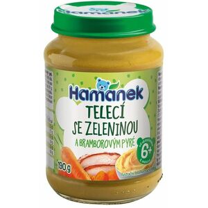 HAMÁNEK Telecí se zeleninou a bramborovým pyré 190 g obraz