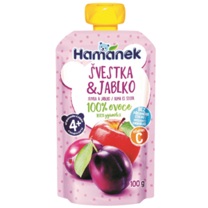HAMÁNEK kapsička Švestka a jablko 100 g obraz