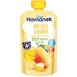 HAMÁNEK kapsička Hruška a banán 100 g obraz