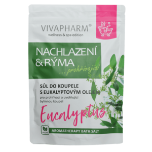 VIVAPHARM Sůl do koupele Nachlazení a rýma 1000 g obraz