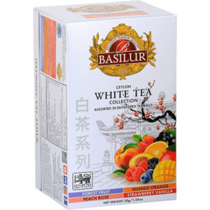 BASILUR White Tea Assorted přebal 20 x 1.5 g obraz