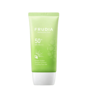 FRUDIA Green Grape Pore Control Hydratační gel na opalování pro mastnou a smíšenou pleť SPF 50+, 50 g obraz