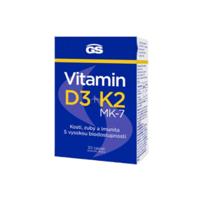 GS Vitamin D3+K2 30 tablet obraz