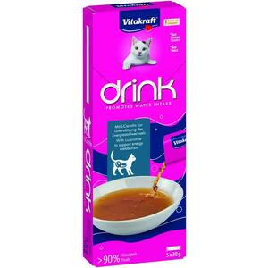 VITAKRAFT Cat drink losos+L-Carnitin 5 x 30 g obraz