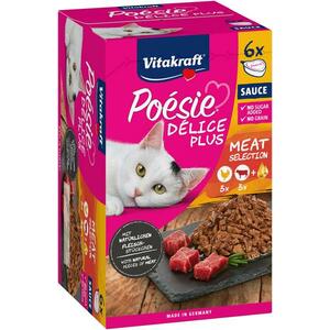 VITAKRAFT Poésie Délice Plus kuřecí+hovězí 6 x 85 g obraz