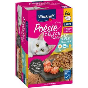 VITAKRAFT Poésie Délice Plus kuřecí + losos 6 x 85 g obraz