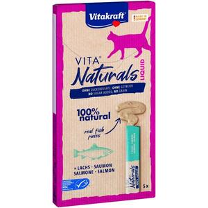 VITAKRAFT Vita Naturals liquid losos 5 x 15 g obraz