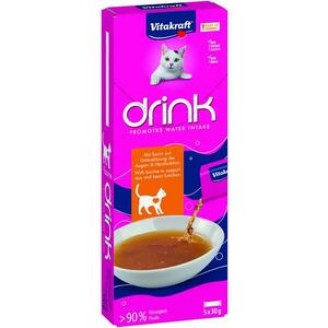 VITAKRAFT Cat drink kuřecí+taurin 5 x 30 g obraz