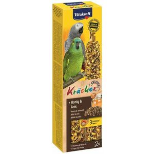 VITAKRAFT Kräcker velký papoušek med+anýz 2 ks obraz