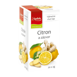 APOTHEKE Citron + zázvor s lípou 20 x 2 g obraz