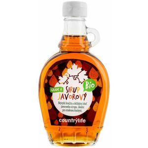 COUNTRY LIFE Sirup javorový Grade A BIO 250 ml obraz