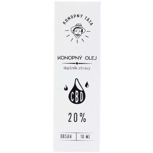 KONOPNÝ TÁTA CBD Konopný olej 20% 10 ml obraz