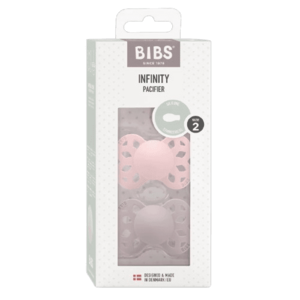 BIBS Infinity symetrické dudlíky ze silikonu, velikost 2, Blossom / Dusky Lilac 2 ks obraz
