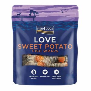 FISH4DOGS Pamlsky pro psy rybí závitky s batátou 100 g obraz