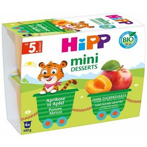 HIPP BIO Jablka s meruňkami 4 x 100 g obraz