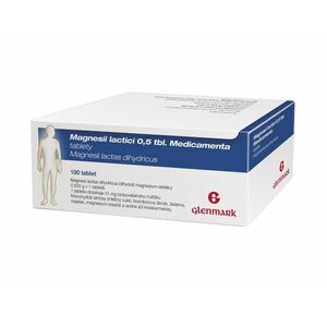 Medicamenta Magnesii lactici 0.5 tbl. 100 tablet obraz