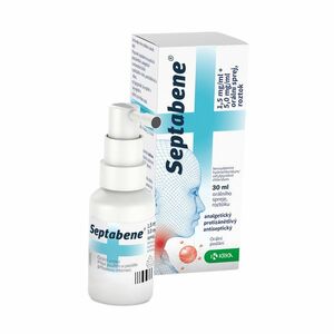 Septabene 1, 5 mg/ml + 5, 0 mg/ml orální sprej 30 ml obraz
