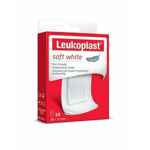 Leukoplast Soft white Náplast citlivá 38 x 72 mm 10 ks obraz