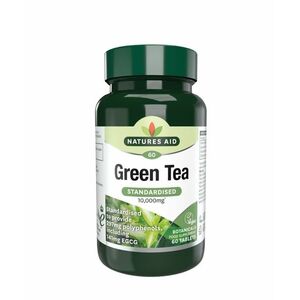 Natures Aid Zelený čaj 10 000 mg 60 tablet obraz