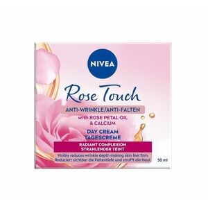 Nivea Rose Touch denní krém proti vráskám 50 ml obraz