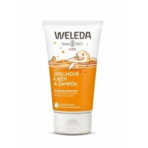 Weleda 2v1 Šťastný pomeranč sprchový krém a šampon 150 ml obraz