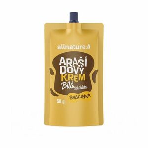 Allnature Arašídový krém s bílou čokoládou 50 g obraz