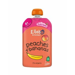 Ellas Kitchen BIO Banán a broskve kapsička 120 g obraz