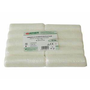 BATIST Obinadlo hydrofilní pletené nesterilní 8 cm x 5 m 10 ks obraz