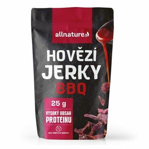 Allnature BEEF BBQ Jerky sušené hovězí maso 25 g obraz