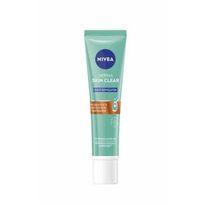Nivea Derma Skin Clear noční exfoliator 40 ml obraz