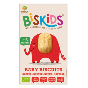 Biskids BIO Dětské sušenky Natural 6M+ 120 g obraz