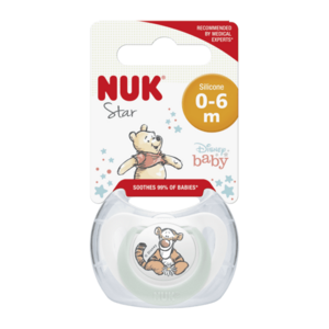 NUK Dudlík Disney Medvídek Pú 0-6m box obraz