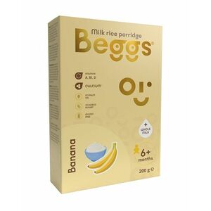 Beggs Mléčná rýžová kaše banánová 200 g obraz