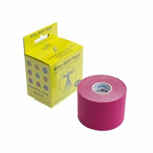 KineMAX SuperPro Cotton 5 cm x 5 m kinesiologická tejpovací páska 1 ks růžová obraz