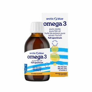 Arctic Blue Omega 3 450 mg DHA + 380 mg EPA + vitamin D 250 ml obraz