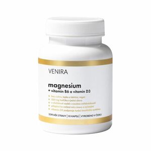 Venira Magnesium + vitamin B6 a vitamin D3 90 kapslí obraz