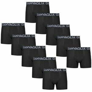Gianvaglia 10PACK pánské boxerky černé (023) XXL obraz